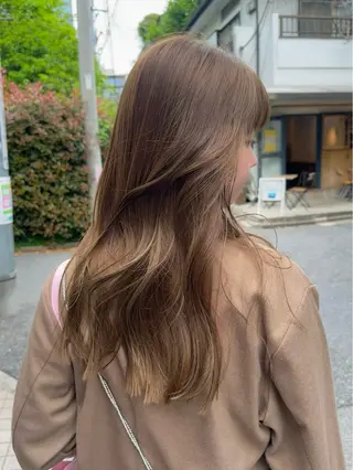 セミロング NAGISA 🎀透明感カラー🎀のヘアスタイル