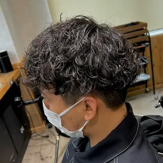 ショート パーマ メンズ ノグチ ナツコのヘアスタイル