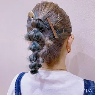 ヘアアレンジ クボタ アヤナのヘアスタイル