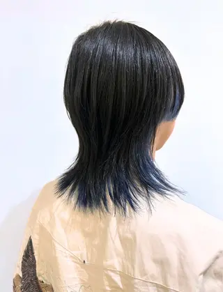 ミディアム インナーカラー 💎しまだゆうかのヘアスタイル