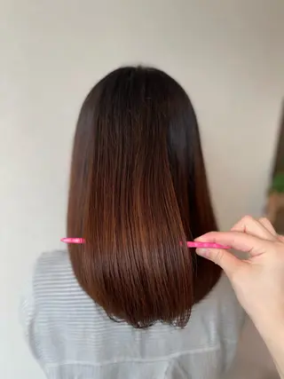 ミディアム perfumeby afloat羽南のヘアスタイル