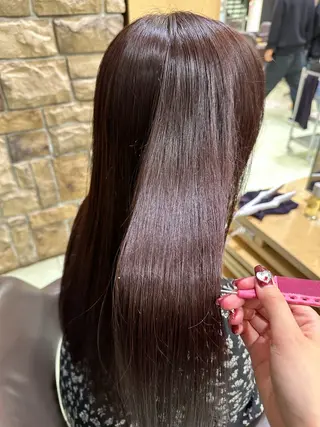 ロング カラー 🫧カット/パーマ /ネイル/かりん🫧のヘアスタイル