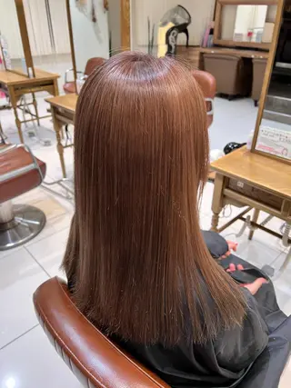 セミロング カラー 🌞レイヤー×カラー 前川那津美🌞のヘアスタイル