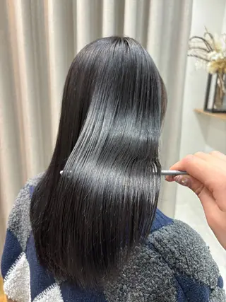 ロング カラー 🤍美髪縮毛/髪質 改善/池上夏凜🤍のヘアスタイル