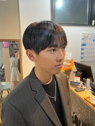 メンズ かめい りなのヘアスタイル