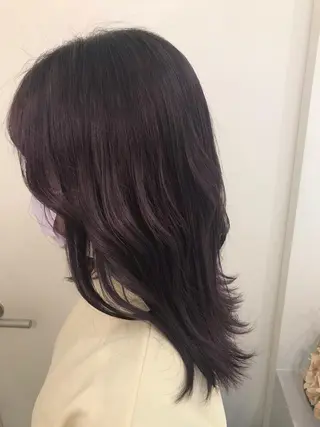 セミロング i sのヘアスタイル