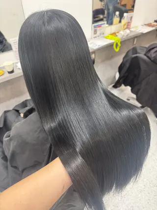 ロング ダブルカラー✨️ 五島桜樫のヘアスタイル