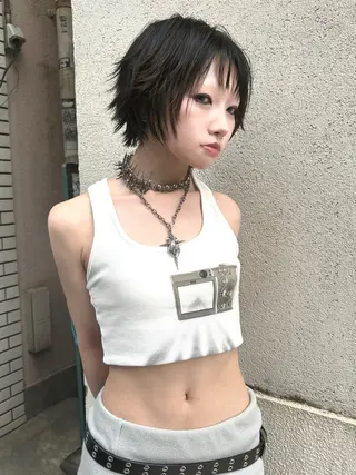 ショート 大阪/堀江/ いわもと　りゅうやのヘアスタイル