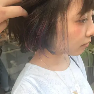ショート カラー 骨格診断🍃ショート /ショートボブ✨岡元のヘアスタイル