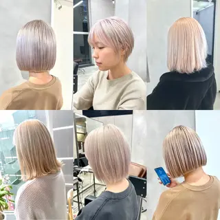 ショート カラー カット・ブリーチ TAIGAのヘアスタイル