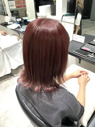 ミディアム ハルカ ・のヘアスタイル