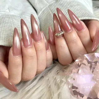 ネイル 透明感ネイル ｜mahiru.のネイルデザイン