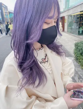 ロング カラー ダブルカラー特化💍 tiam💍韓国ヘアのヘアスタイル