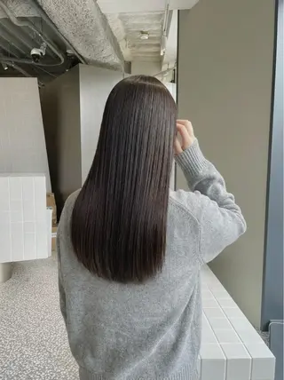 セミロング カラー 梅田/艶カラー/ 髪質改善/イサミのヘアスタイル