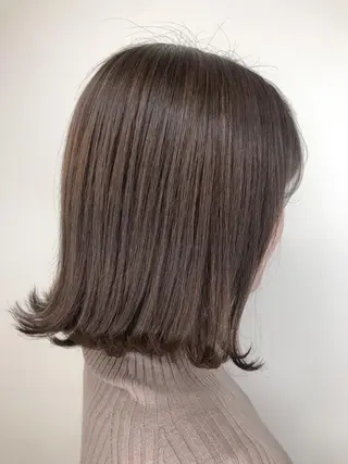 ミディアム カラー 【透明感、艶髪】西村 有司のヘアスタイル