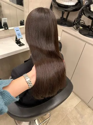 カラー 透明感ベージュ🤎 ナチュラルレイヤーのヘアスタイル