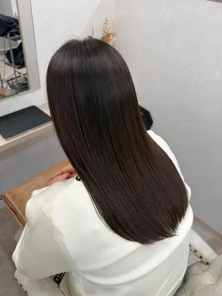 ロング カラー 炭屋 波音のヘアスタイル