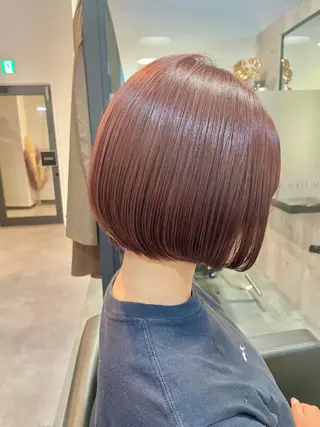 ショート カラー 👑髪質改善カラー 中垣斗希のヘアスタイル