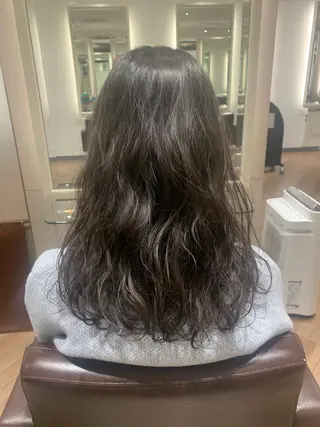 セミロング パーマ ショートカット🧸 ごとうさなのヘアスタイル
