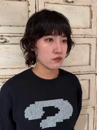 ショート パーマ RorriM natsuのヘアスタイル