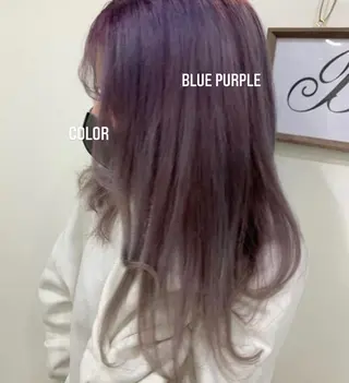 セミロング カラー エクステ🩵ブリーチ 韓国ヘア🩵KAEのヘアスタイル