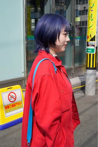 ミディアム カラー 千葉 慎也のヘアスタイル