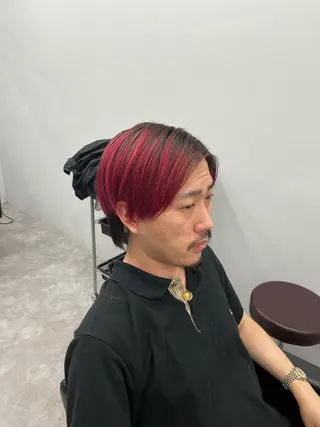 カラー メンズ 釜谷 健二郎のヘアスタイル