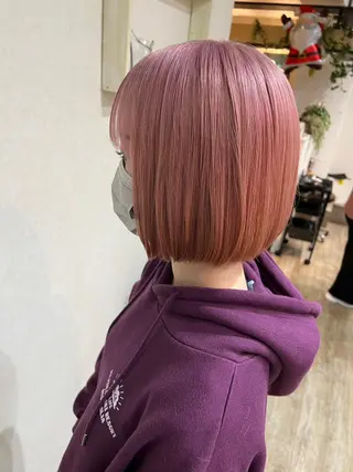 セミロング パーマ カラー 初めでも安心🌟 newi町田✂のヘアスタイル