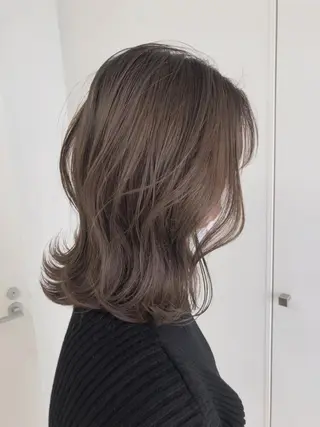 ミディアム ✨透明感ケアカラー✨ 長野ゆきなのヘアスタイル