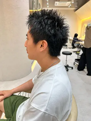 メンズ 大人メンズパーマ メンズ特化　萱原大幹のヘアスタイル