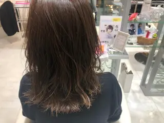 ミディアム 池村美月 @透明感カラーのヘアスタイル