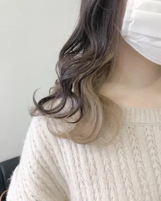 ミディアム カラー GiseL天神カラー 髪質改善/ブリーチのヘアスタイル