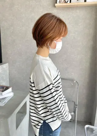 ショート カラー 一ノ瀬 暁のヘアスタイル