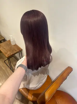 ロング カラー ヘアアレンジ Himawari♡ 柔らかいカラーのヘアスタイル