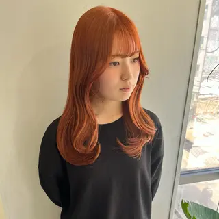 ロング カラー 韓国ヘア/ 髪質改善特化谷名勇輝のヘアスタイル