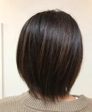 ミディアム カラー 横田 尚登のヘアスタイル