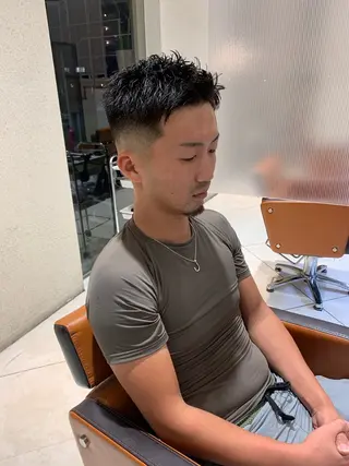 ショート メンズ 山中 翔平のヘアスタイル