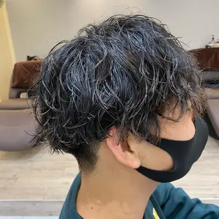 パーマ メンズ メンズサロンGRIT 店長 深山一平のヘアスタイル