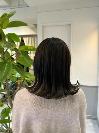 ミディアム 薄暮 マツイ レンのヘアスタイル