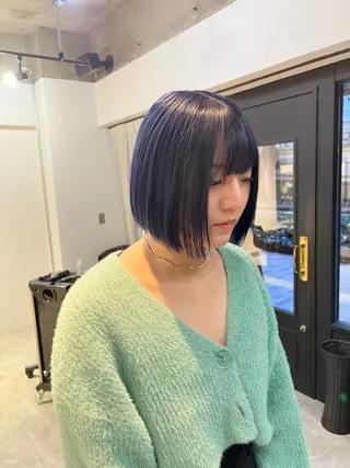 ミディアム カラー ✨レディースカット モデル募集✨イブキのヘアスタイル