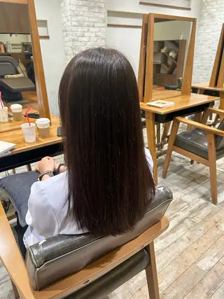 セミロング ‪広瀬快斗／ツヤ髪 /似合わせカラー🌱のヘアスタイル