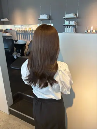 ロング カラー 枚方/ブリーチモデル /パーマモデル募集のヘアスタイル