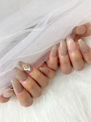 セミロング mimi‪‪❤︎‬ harukaのネイルデザイン