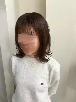 ミディアム 似合わせ/顔周り / レイヤーのヘアスタイル