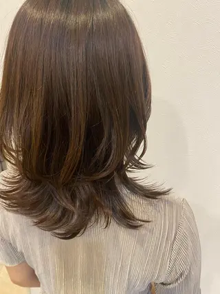 セミロング 🌷奥村 美由紀🌷のヘアスタイル