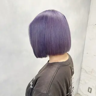 ショート レイヤーブリーチ特化 ホワイト専門/岸のヘアスタイル