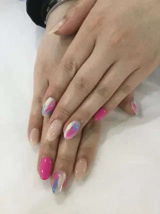 ネイル 💎🐰 saki. m 🐰💎のネイルデザイン