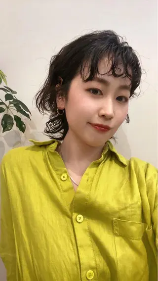 ショート パーマ ショート、ボブ💚 レイヤー/井上翔のヘアスタイル