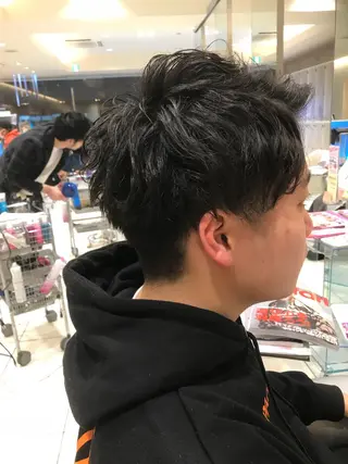 ショート カラー パーマ ヘアアレンジ メンズ キッズ ネイル マツエク・マツパ EnBlesS西宮 マンツーマン神道有基のヘアスタイル