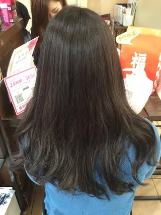 ミディアム セミロング ロング カラー カラー/髪質改善スペ シャリスト宮本 伸一のヘアスタイル